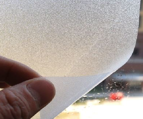 宜川玻璃门外面粘广告用什么材料好？