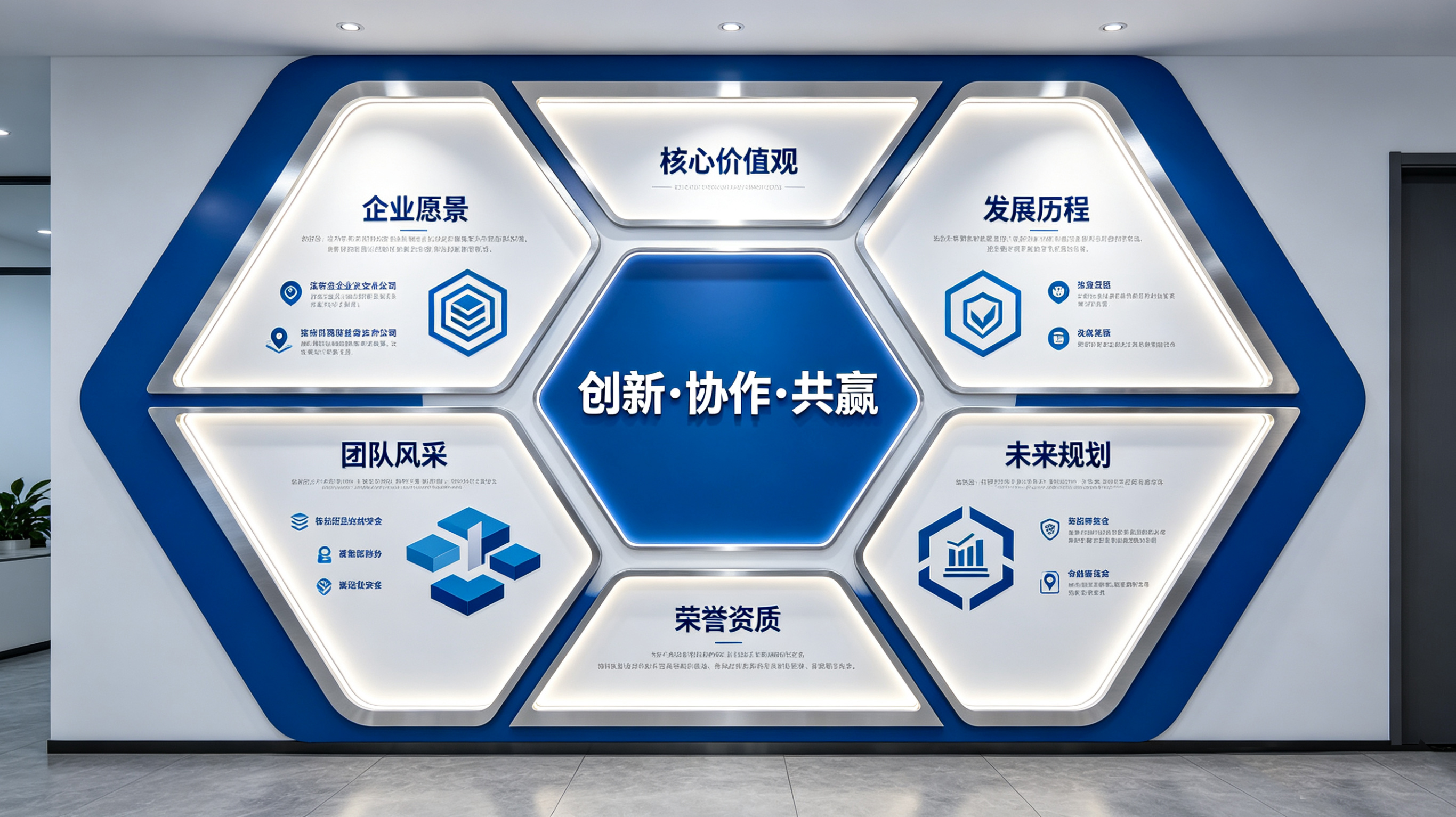 宜川企业文化墙六边形避坑指南（新手常犯5个错误）